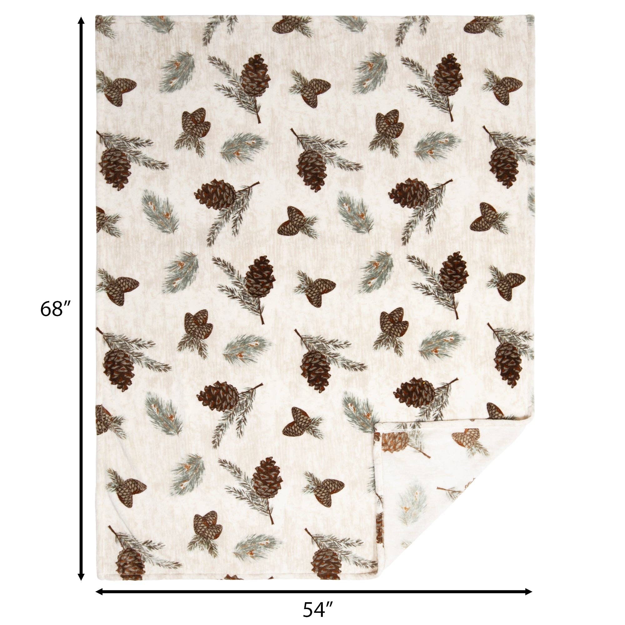 Carstens, Inc. - Vente Plaids - Plaid en peluche épais en pin3