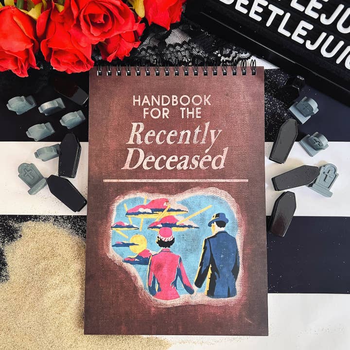 Conquest Journals - Wholesale Notepad - Beetlejuice Handbook for the Recently Deceased Steno Notepad