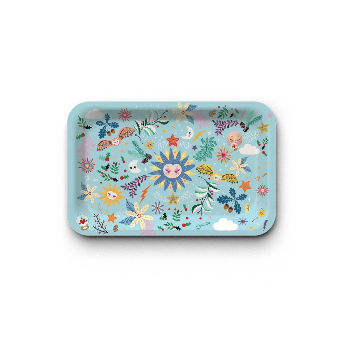Maison Royal Garden - Wholesale Decorative Tray - Kraft rectangular tray (28x18 cm) - Winter sun1