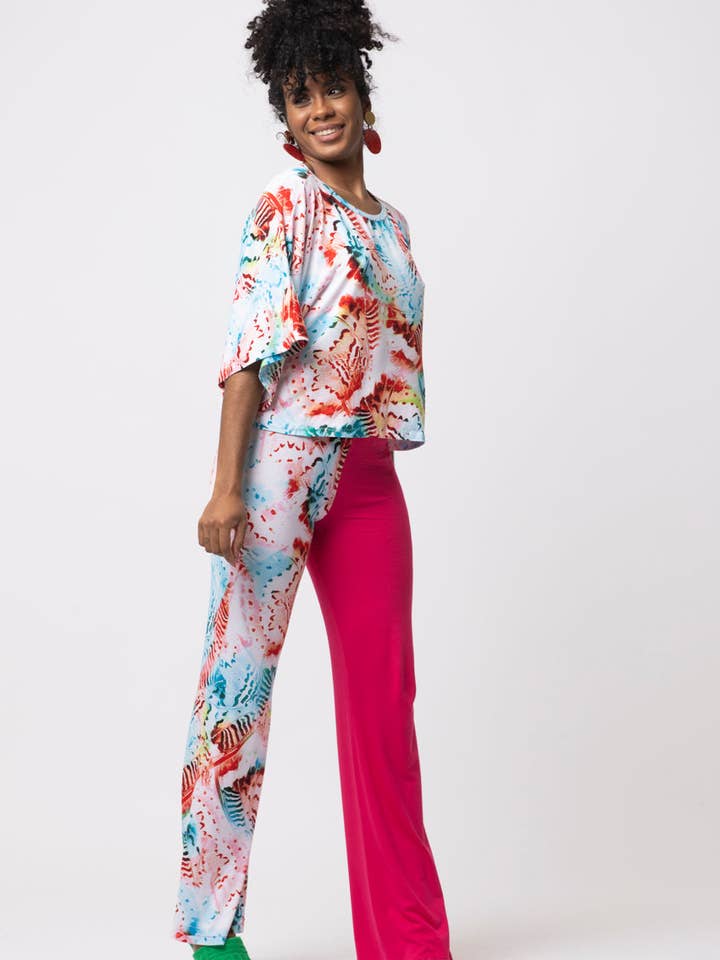 Pantalon Slide Twins Papillon pour la vente par Il Quarto Stile