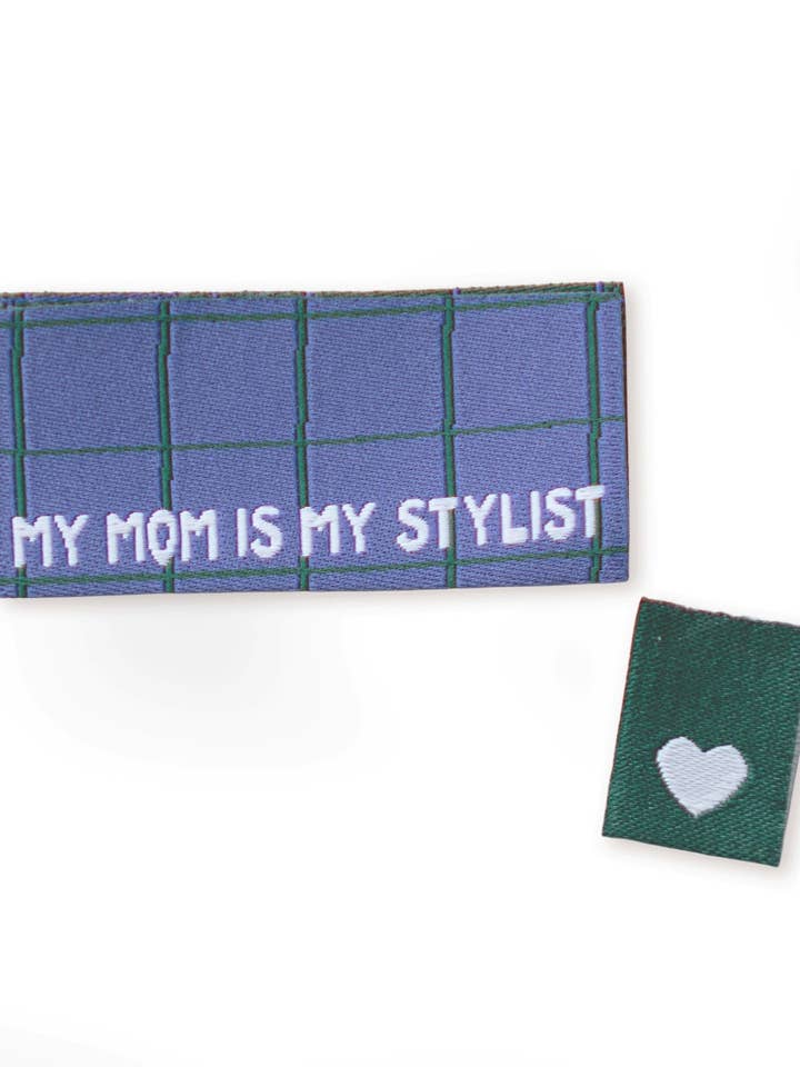 Foldable Web Label - my mom is my stylist *Set of 2* for wholesale by Paul und Clara