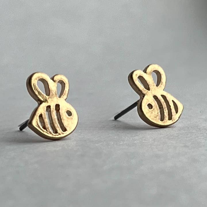 Howard's - Wholesale Stud/Post Earrings - Bumblebee Stud Bud Stud Earrings0