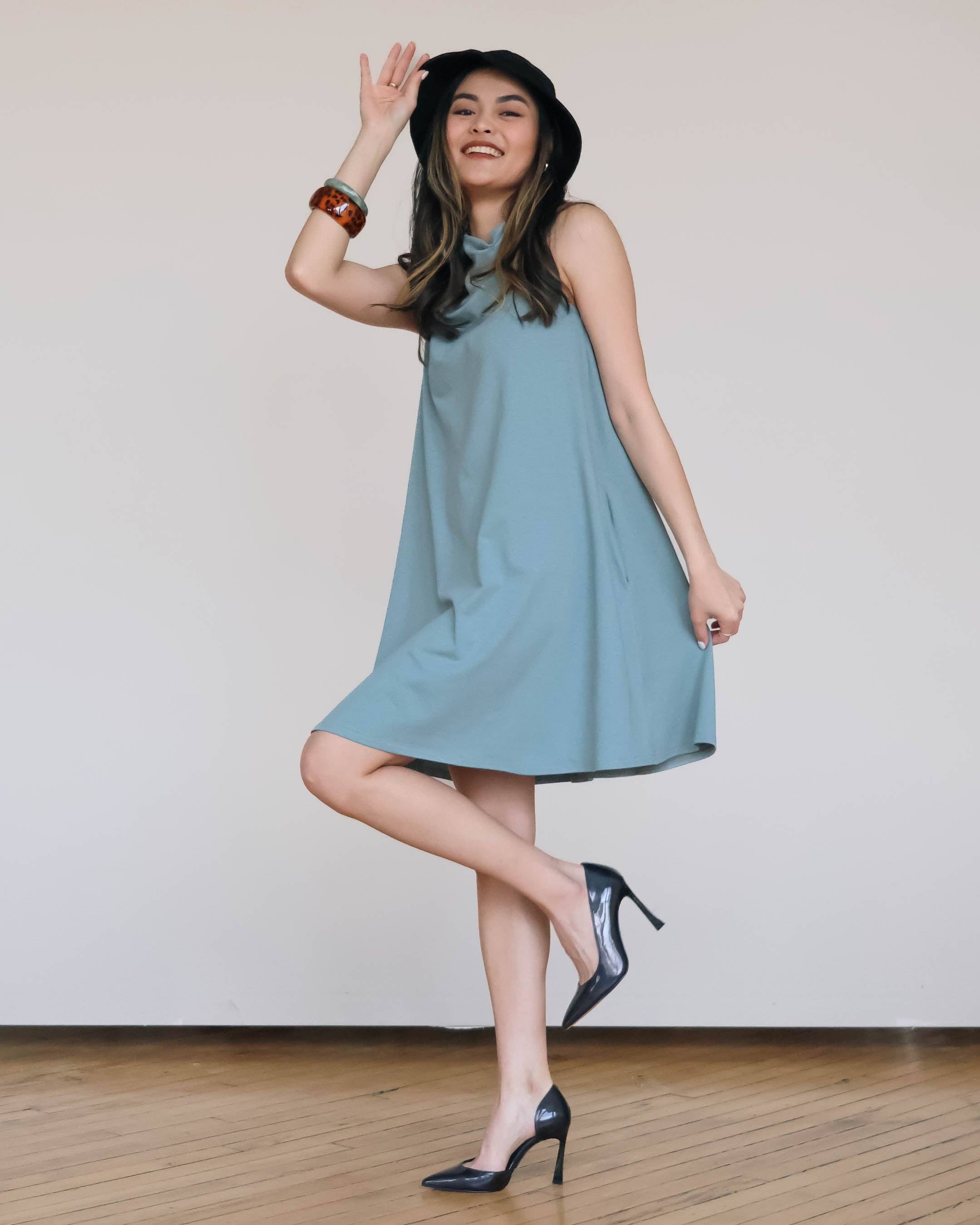 Wulfka - Wholesale Dress - Women's - Wendy Cowl Dress0