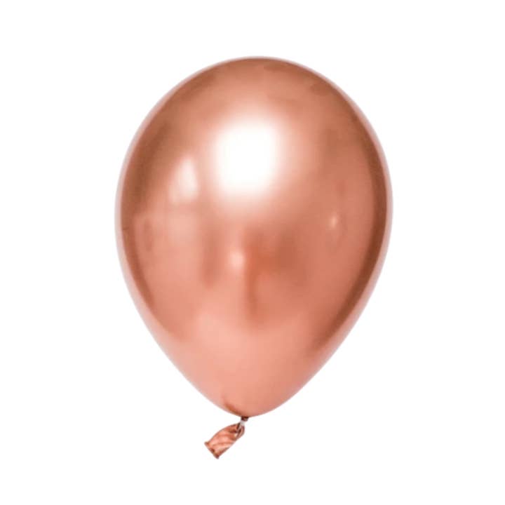 Palloncini metallici (10 pezzi) - Oro rosa per la vendita all'ingrosso da parte di Peacock Supplies