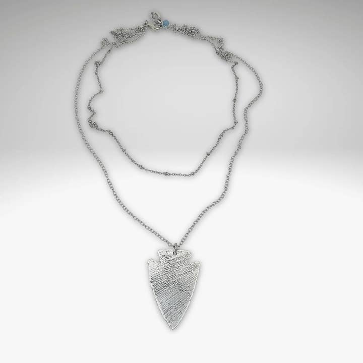 Arrowhead Long Layered Necklace for wholesale by Daphne Lorna