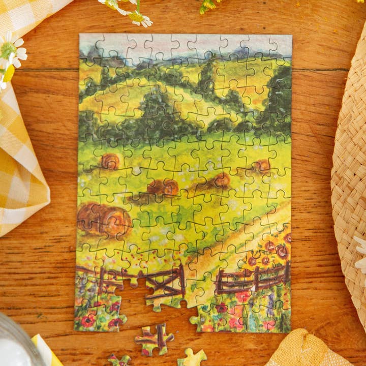 CAROFROMWOODLAND - Wholesale Puzzle - Adult - Mini Puzzle Summer in the Countryside0