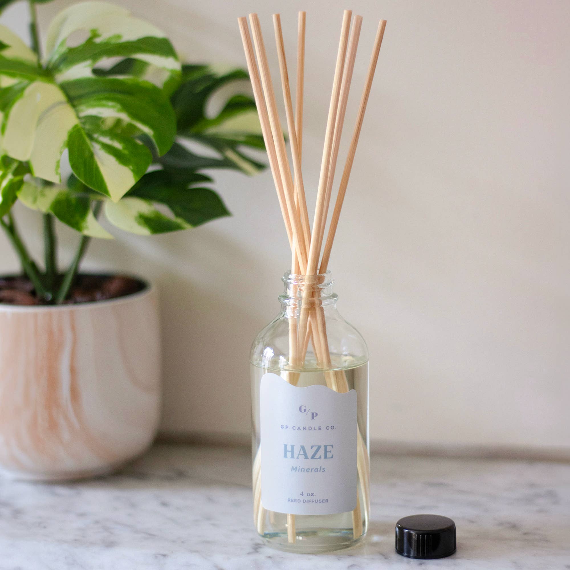 GP Candle Co. - Wholesale Reed Diffuser - Haze 4 oz. Hue Reed Diffuser (Minerals)4