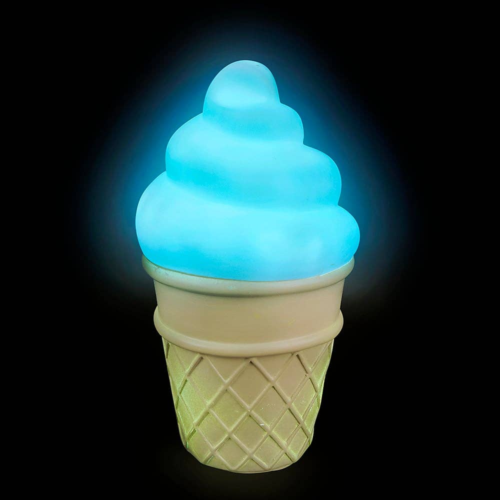 La Luna Bella - Toys - Wholesale Light-Up Toy - Kids & Baby - 5.5" ICE CREAM CONE LED TAP LAMP LLB kids toys1