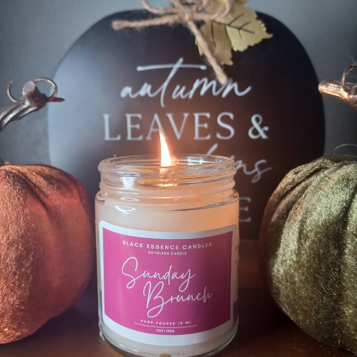 Black Essence Candles - Wholesale Jar/Filled Candle - Sunday Brunch