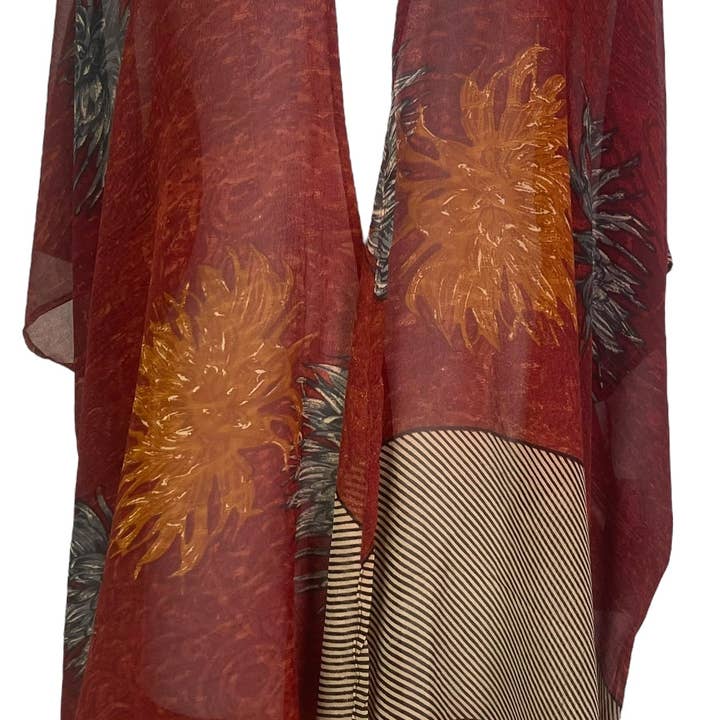 PRG8098 Sheer Avatar Pure Silk Cardigan for wholesale by sariKNOTsari