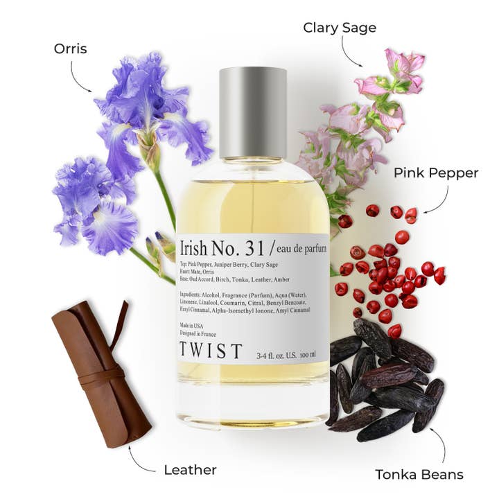 Twist Perfumes - Wholesale Perfume/Eau de Toilette - Twist Irish No. 31 Inspired by M.Paris Irish Leather Perfume