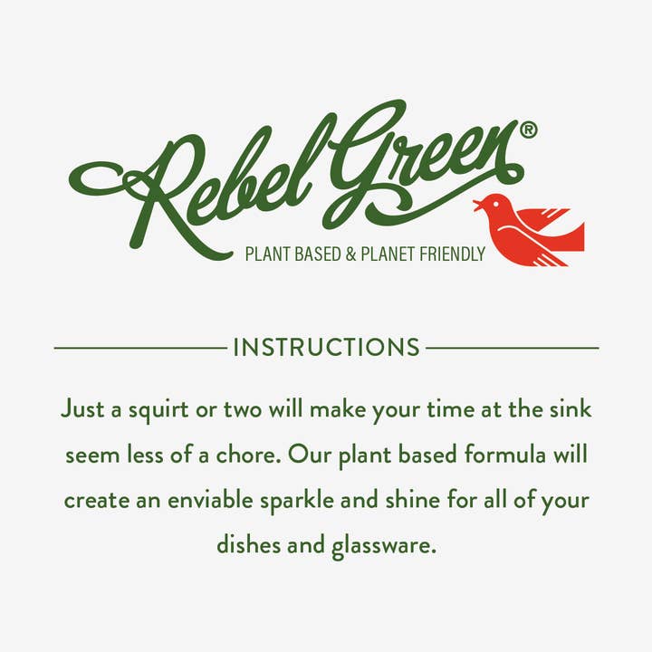 Rebel Green - Wholesale Dish Soap - Dish Soap - Frankincense & Pine 16oz (unit) 4