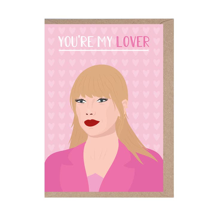 Taylor Swift, You're My Lover - Love Card - Celebrity card for wholesale by Rumble Cards