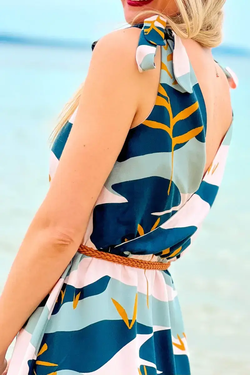 Eglantine et Zoé - Wholesale Fabric - Solis Green Viscose Poplin Fabric3