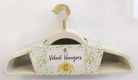 Concepts In Time – Cabides por atacado – Conjunto de 25 Cabides Aveludados para Adultos10