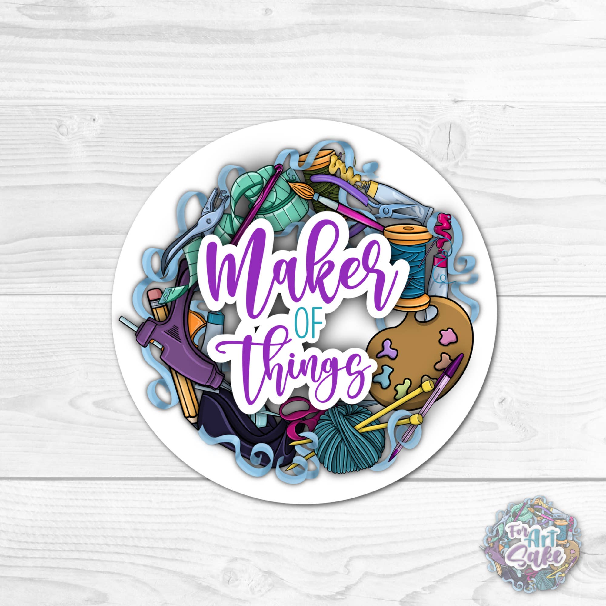 For Art Sake Stickers – Großhandel Aufkleber – Schöpfer der Dinge