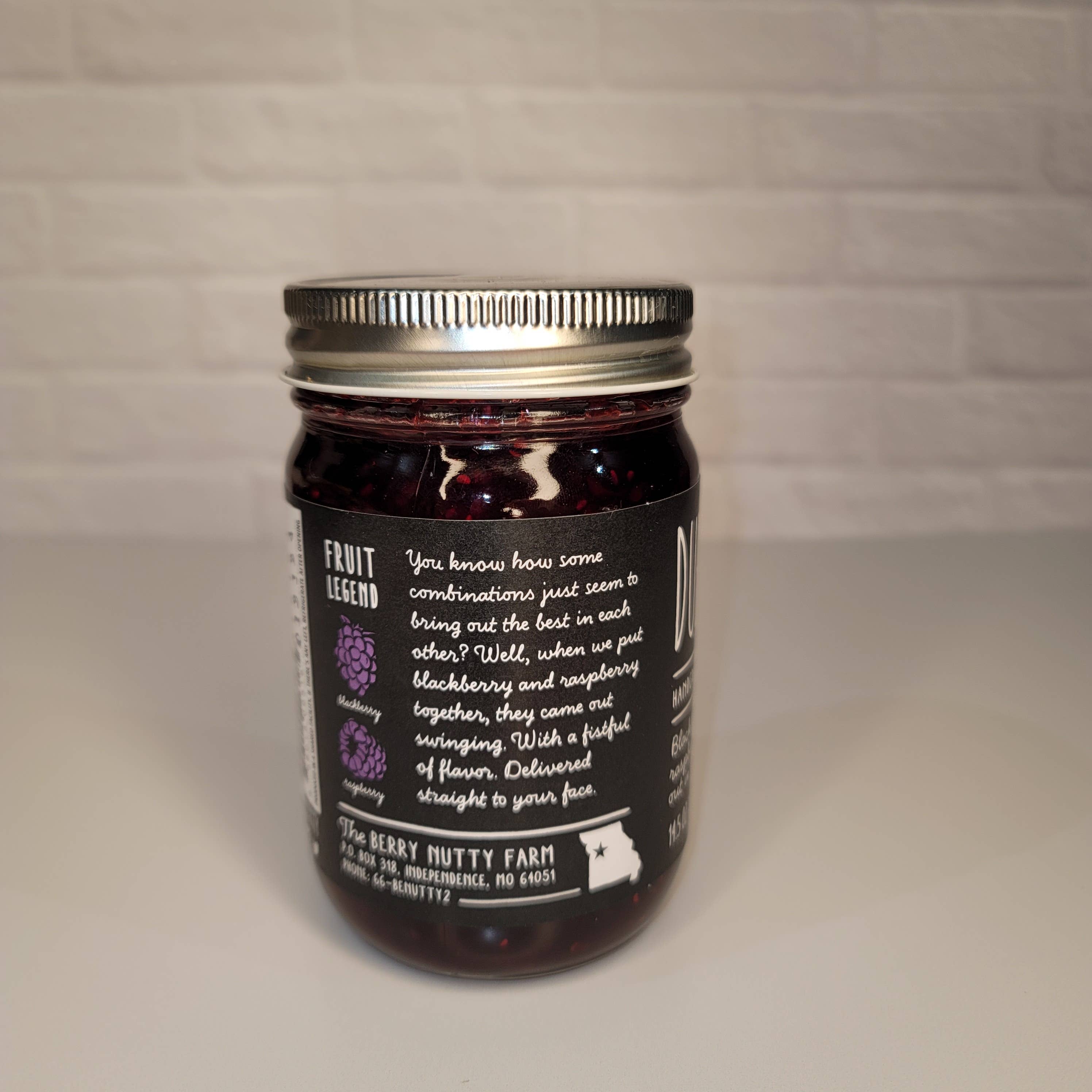 The Berry Nutty Farm - Wholesale Jam/Jelly - Dueling Berries Fruit Spread4