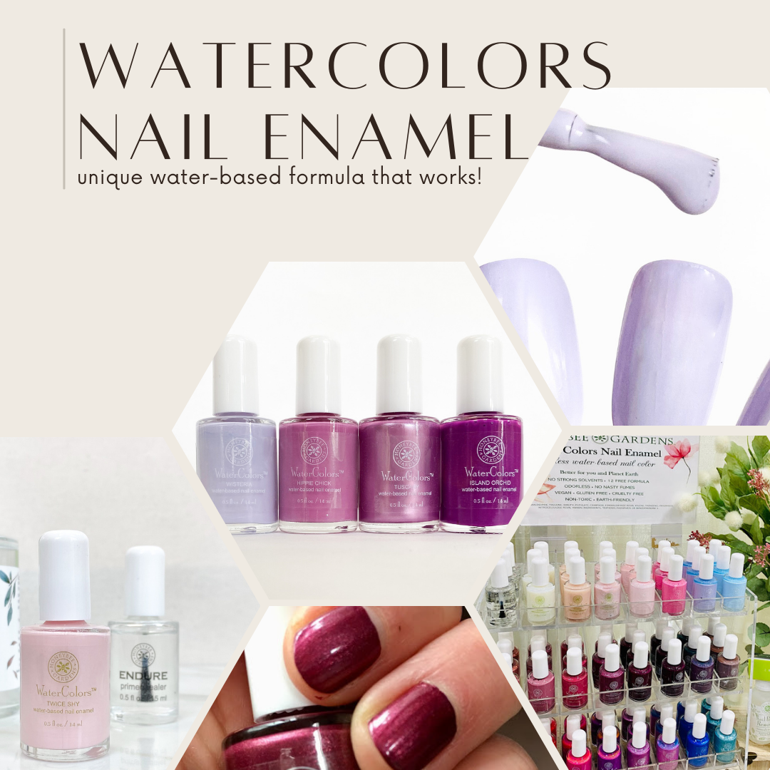 Honeybee Gardens Natural Cosmetics & Body Care - Wholesale Nail Polish - WaterColors Nail Enamel26