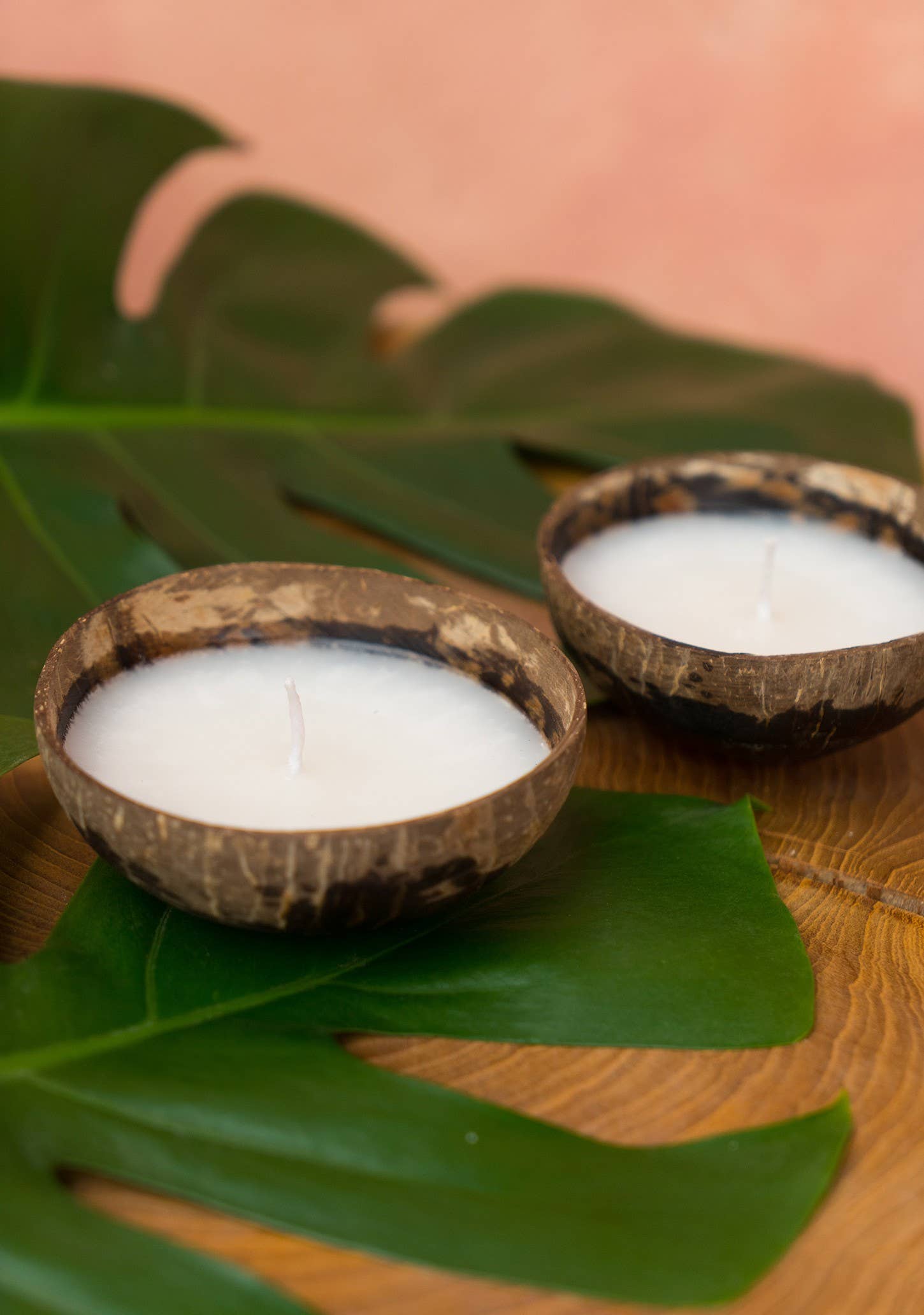 Namaste - Wholesale Jar/Filled Candle - Candle In Coconut Shell3