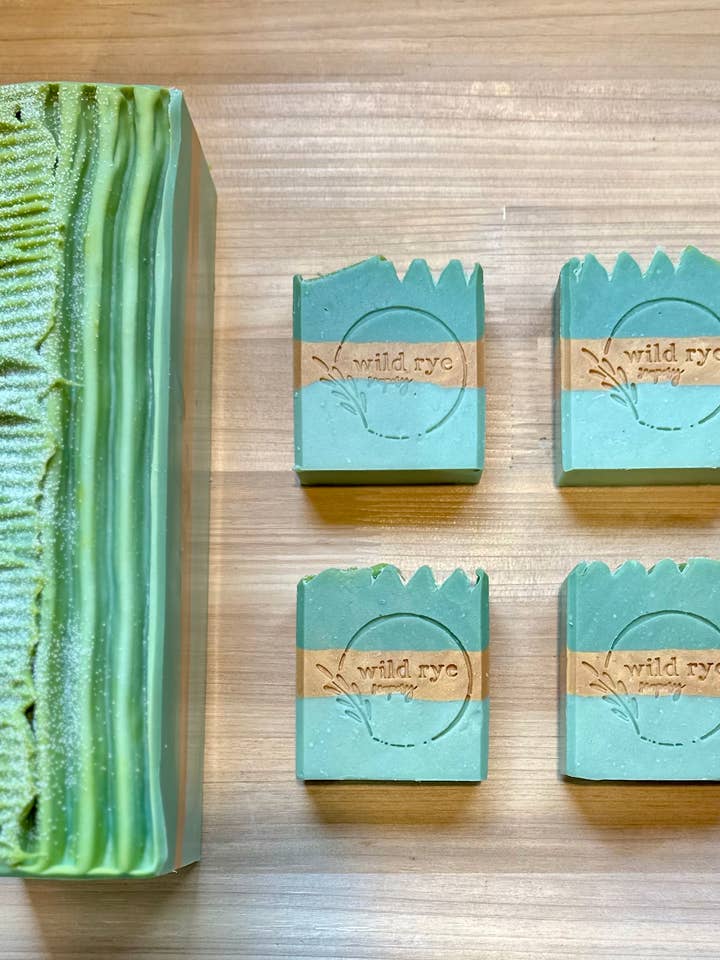 Sparkling Lime Ziegenmilchseife für den Großhandel von Wild Rye Soapery