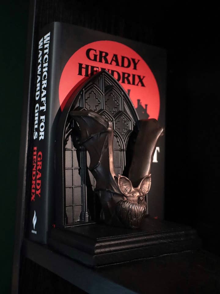 Gothic Bat Bookends for wholesale by Mayhem Made Ltd