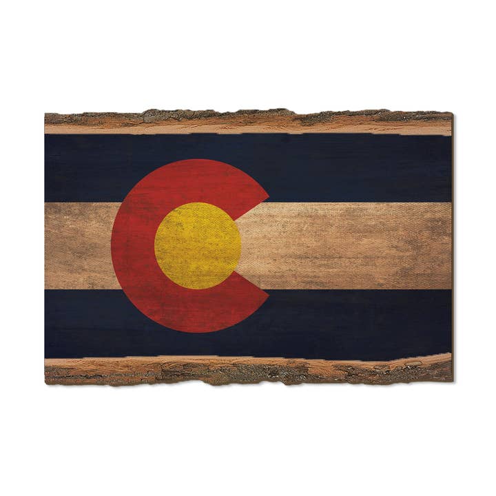 Drapeau de l'État du Colorado - Bord Vivant pour la vente par DaydreamHQ