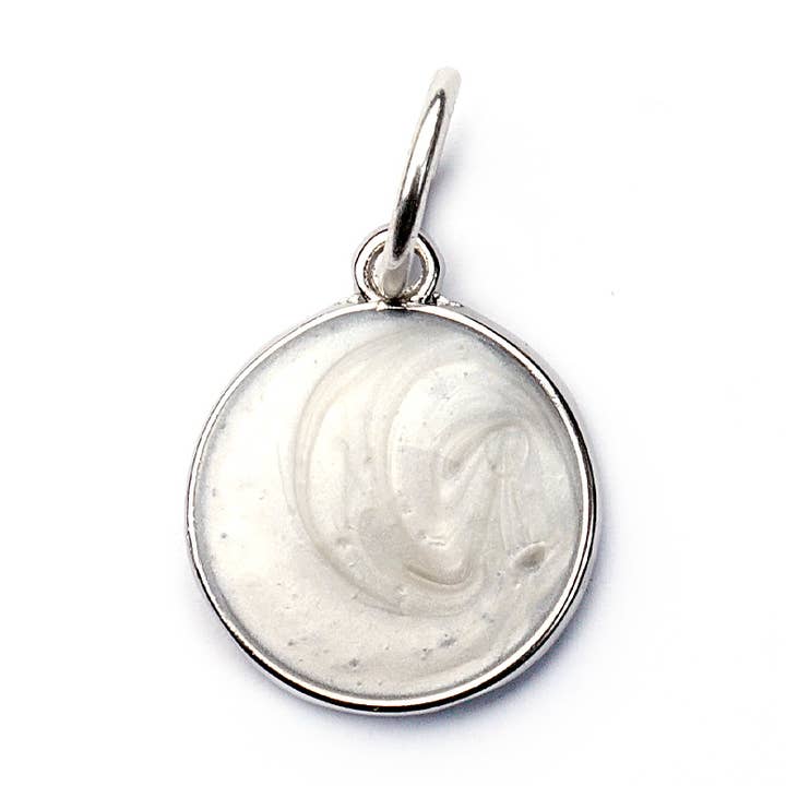 LolliPop Mother-of-Pearl, silver-plated with 999 fine silver, amulet for wholesale by SchauTime