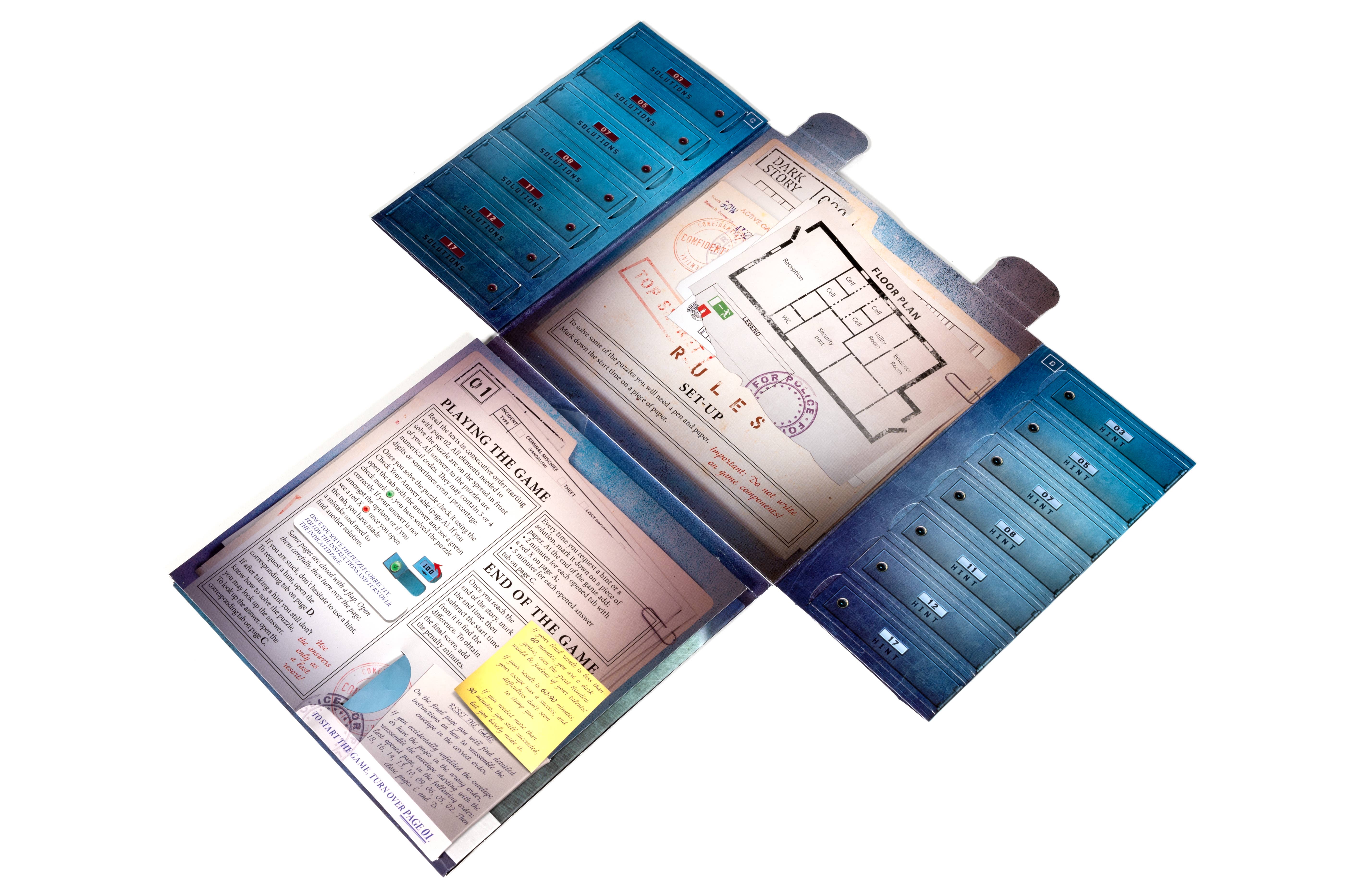 Alley Cat Games – Engroshandel Brætspil – Unfold: Dark Story - Escape room spil med unikke gåder2