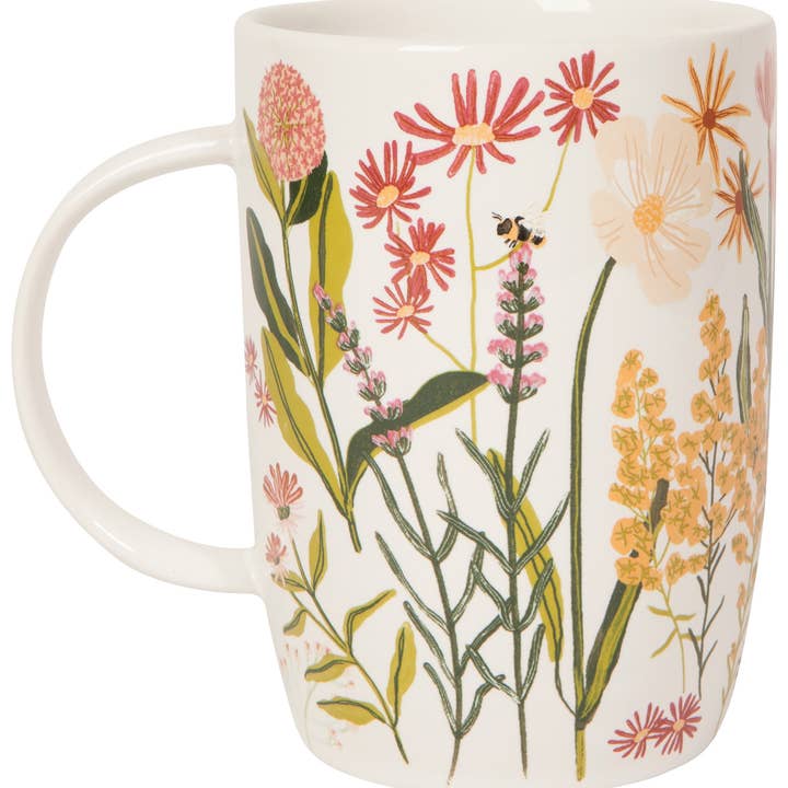 Now Designs by Danica - Wholesale Coffee Mug - Mug Tall Bees & Blooms