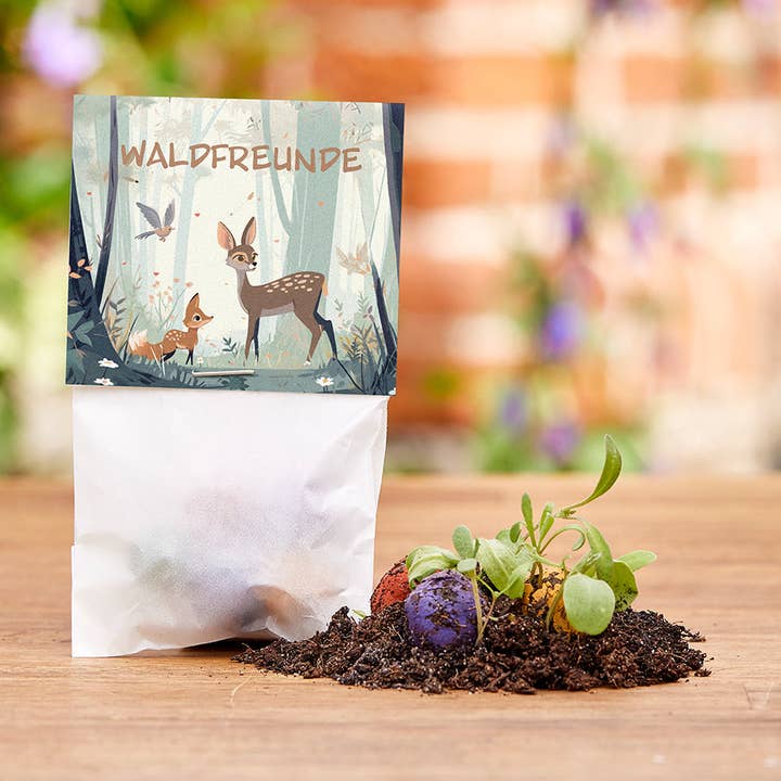 Amici della foresta 10x5 biglie di fiori nel sacchetto – Scopri i colori della natura per la vendita all'ingrosso da parte di SchnappFreude