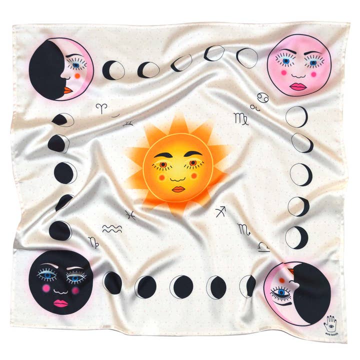 Eva Boch - Wholesale Meditation Supplies - Tela de Lectura de Tarot del Altar de la Familia Cósmica