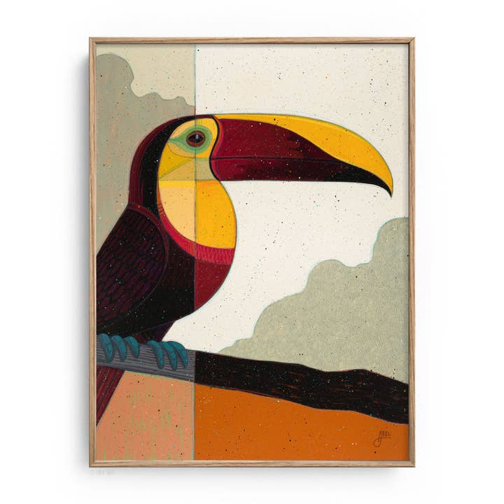 Abel Arts - Wholesale Art Print - Yellow-Throated Toucan - WHLSL Print9