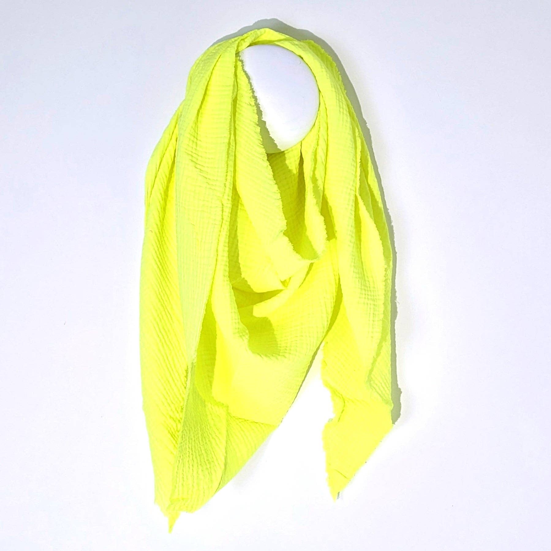 Tempest Designs – wholesale Scarf – Women's – Italian cotton raw edge plain scarf13