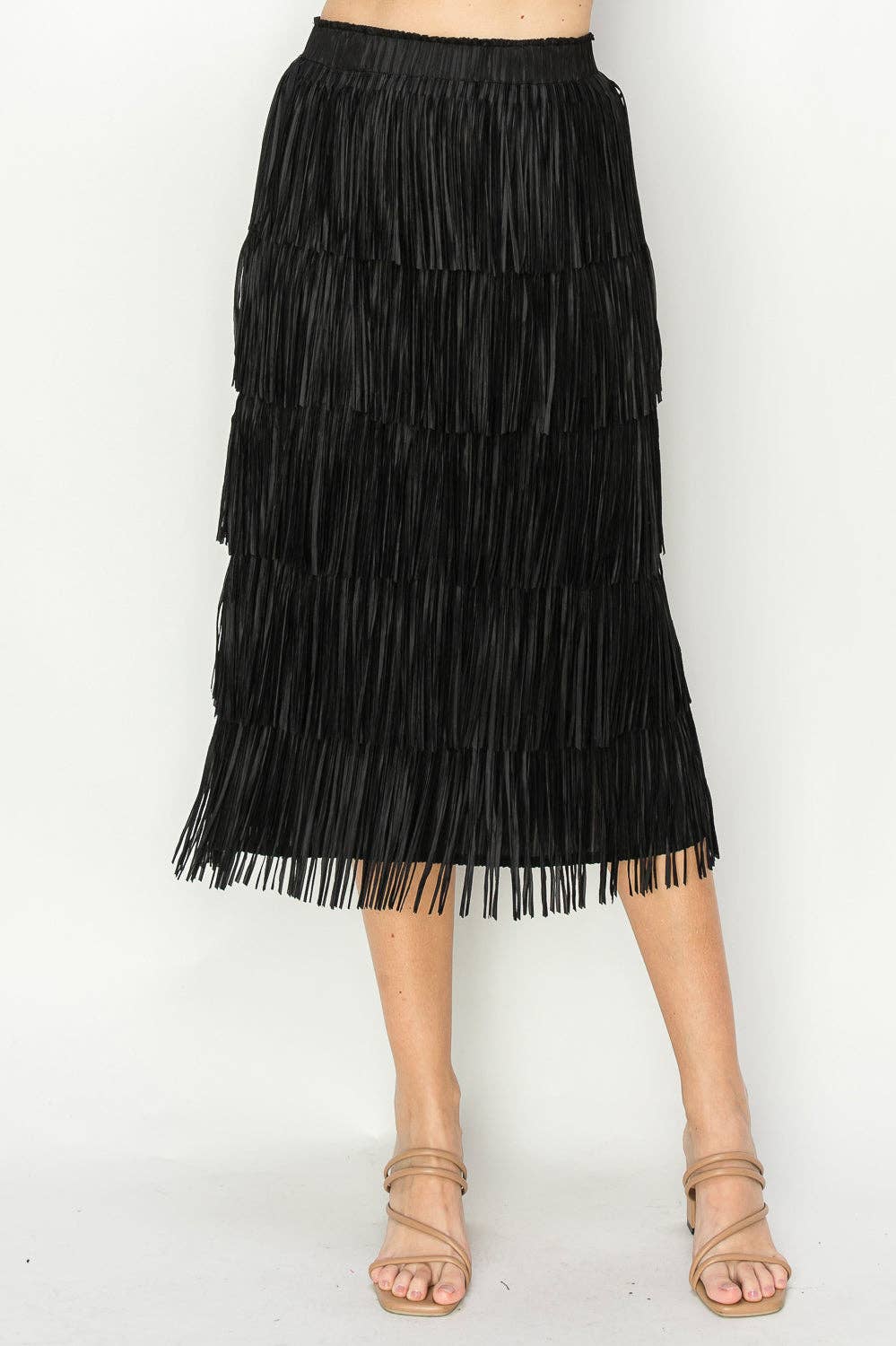 Joh Apparel - Wholesale Skirt - Women's - Jayleen Fringe Skirt4