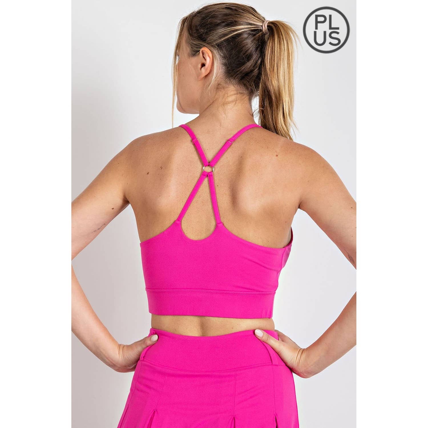Rae Mode - Wholesale Sports Bra - Women's - PLUS SIZE BUTTER SPORTS BRA WITH ADJUSTABLE STRAP53