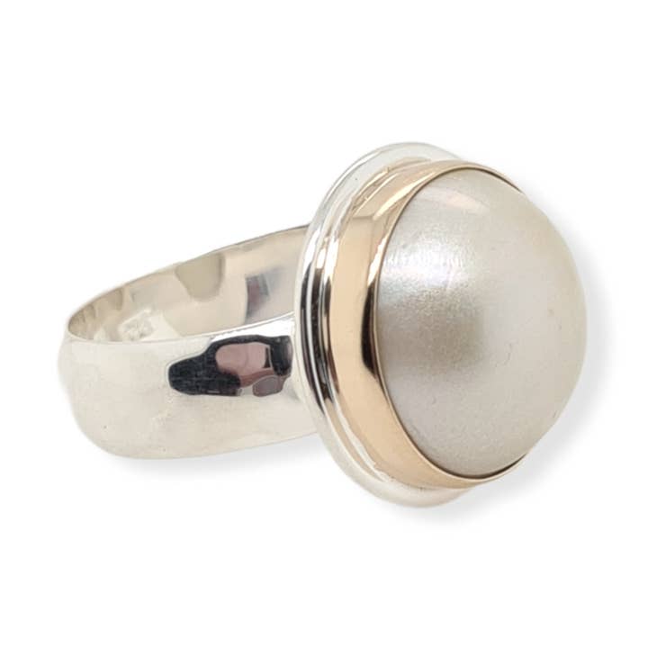 RING S/S & 14CT R/G PAREL HAMM voor wholesale door Mountain Creek Jewellery