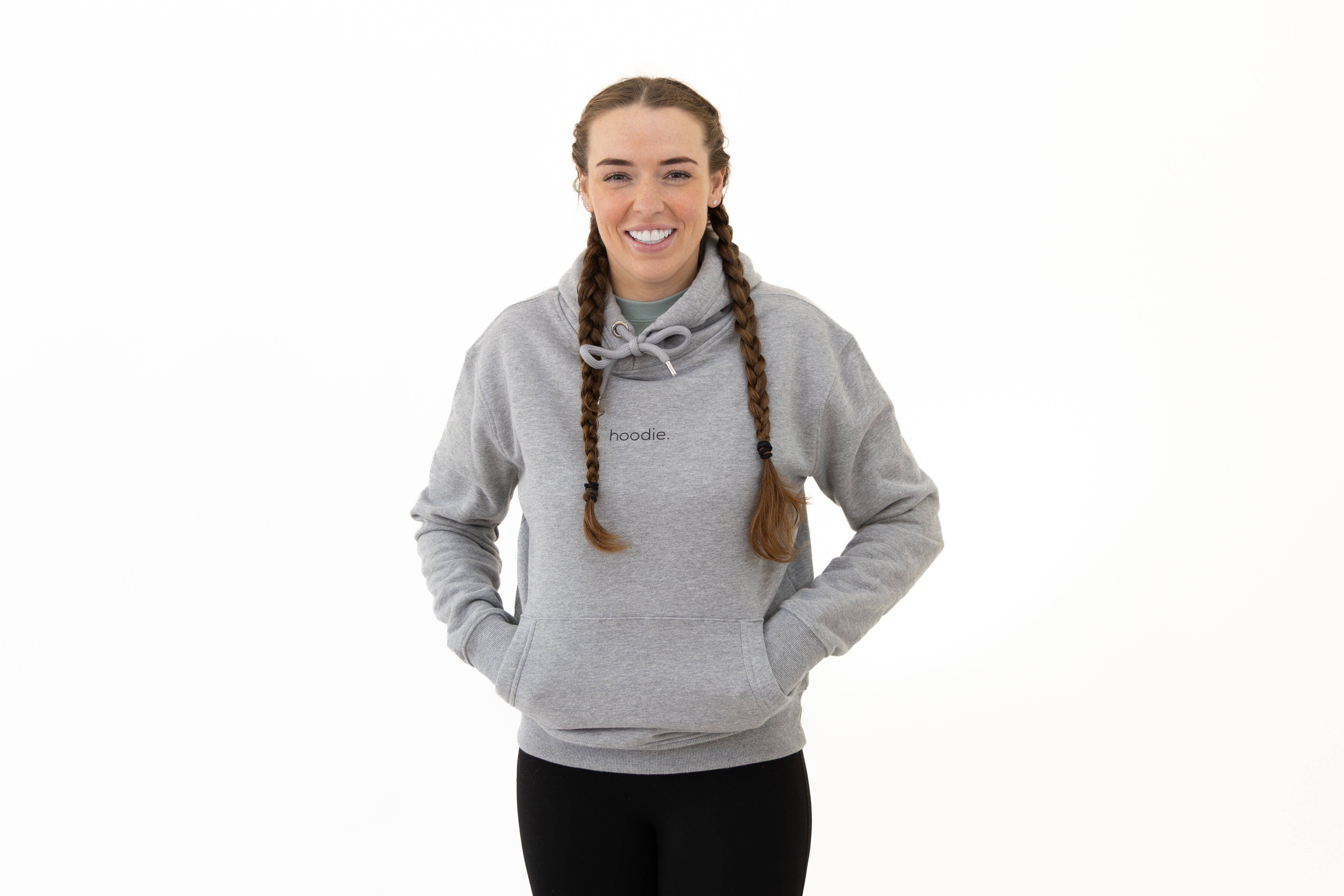 simple. panda – wholesale Hoodie – Unisex – simple. hoodie. grey-marl.1