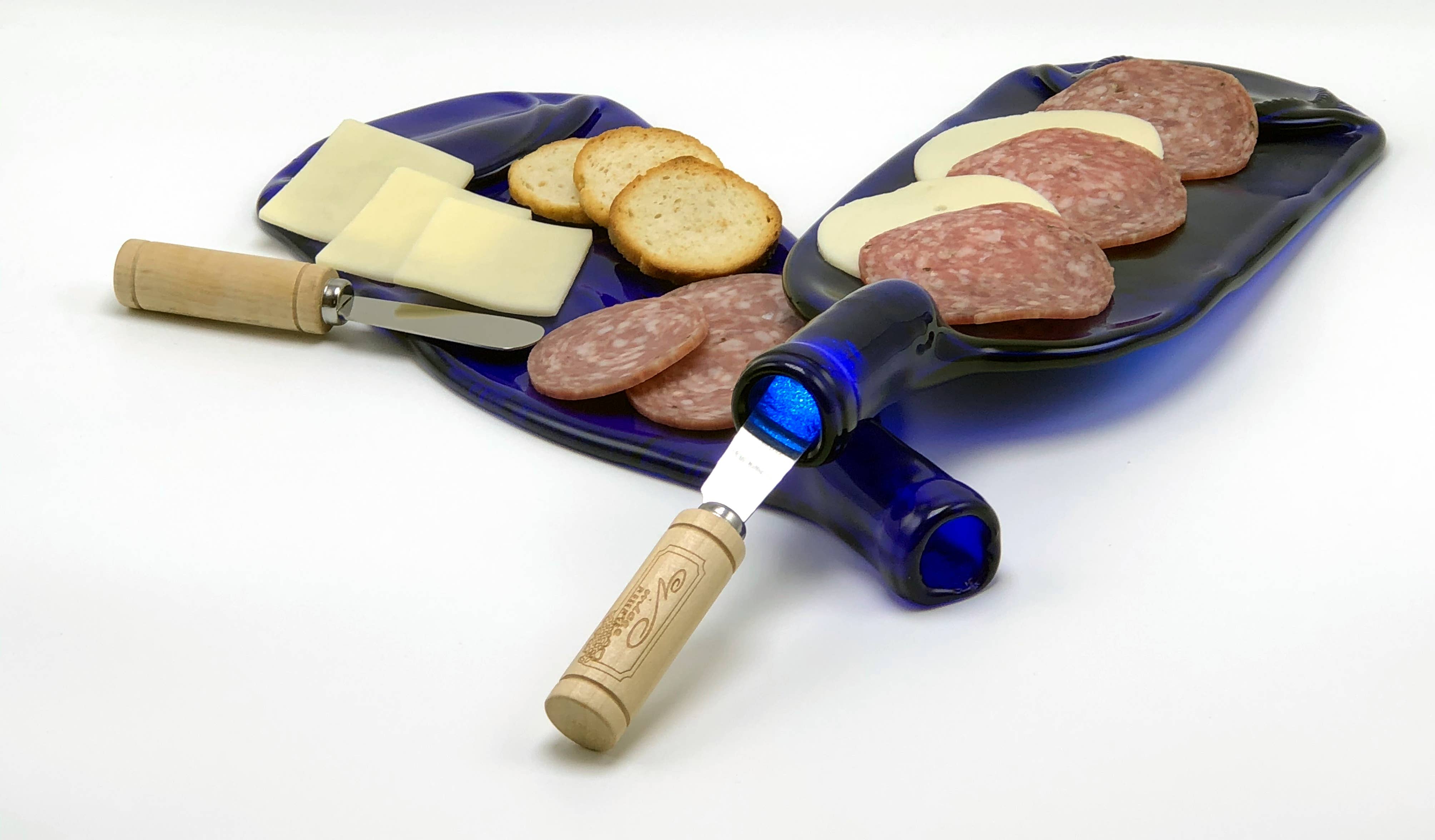 Cowgirls Re-Ride/ DBA ReCorked Creations - Vente Plateaux - Assiette d'apéritif en bouteille de vin avec épandeur10