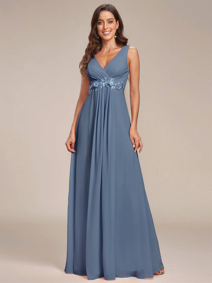 Ever-Pretty - Wholesale Gown – Women's - 2 Style Elegant Chiffon Bridesmaid Dress
