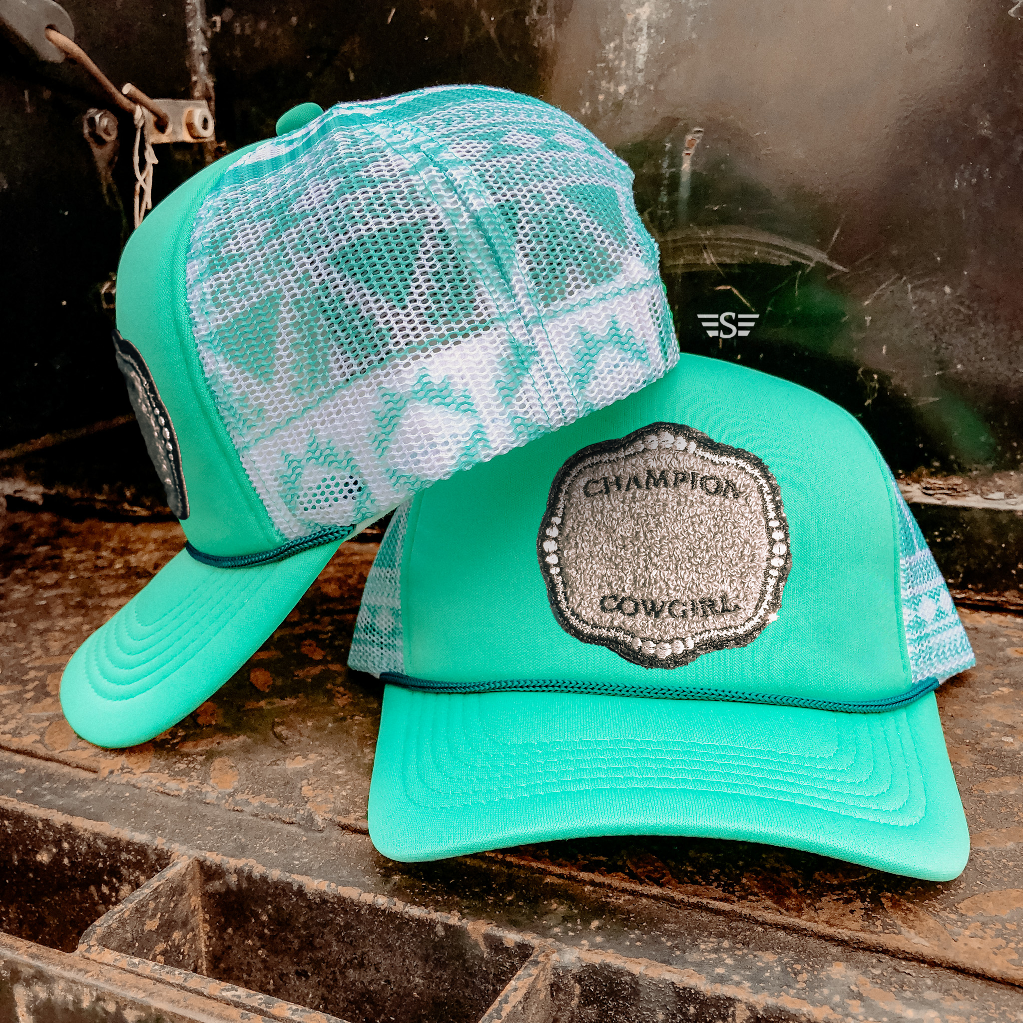 Flying S Company - Wholesale Trucker Hat - Women's - Champion Cowgirl Printed Mesh Trucker Cap7