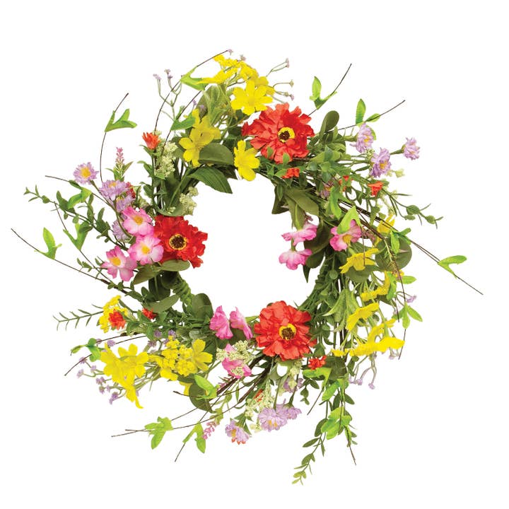 Sun Dazzled Blooms Candle Ring - 6" for wholesale by Col House Designs