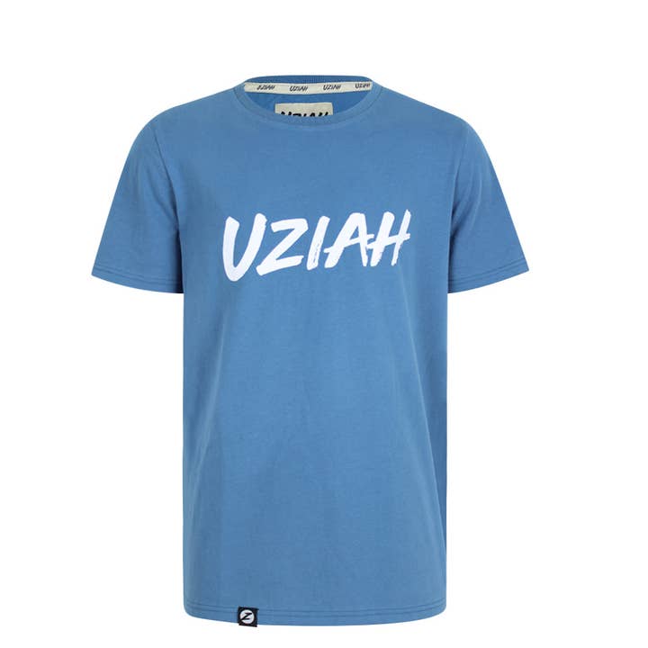 T-Shirt Logo Uziah Regular Fit Blauw for wholesale by Uziah