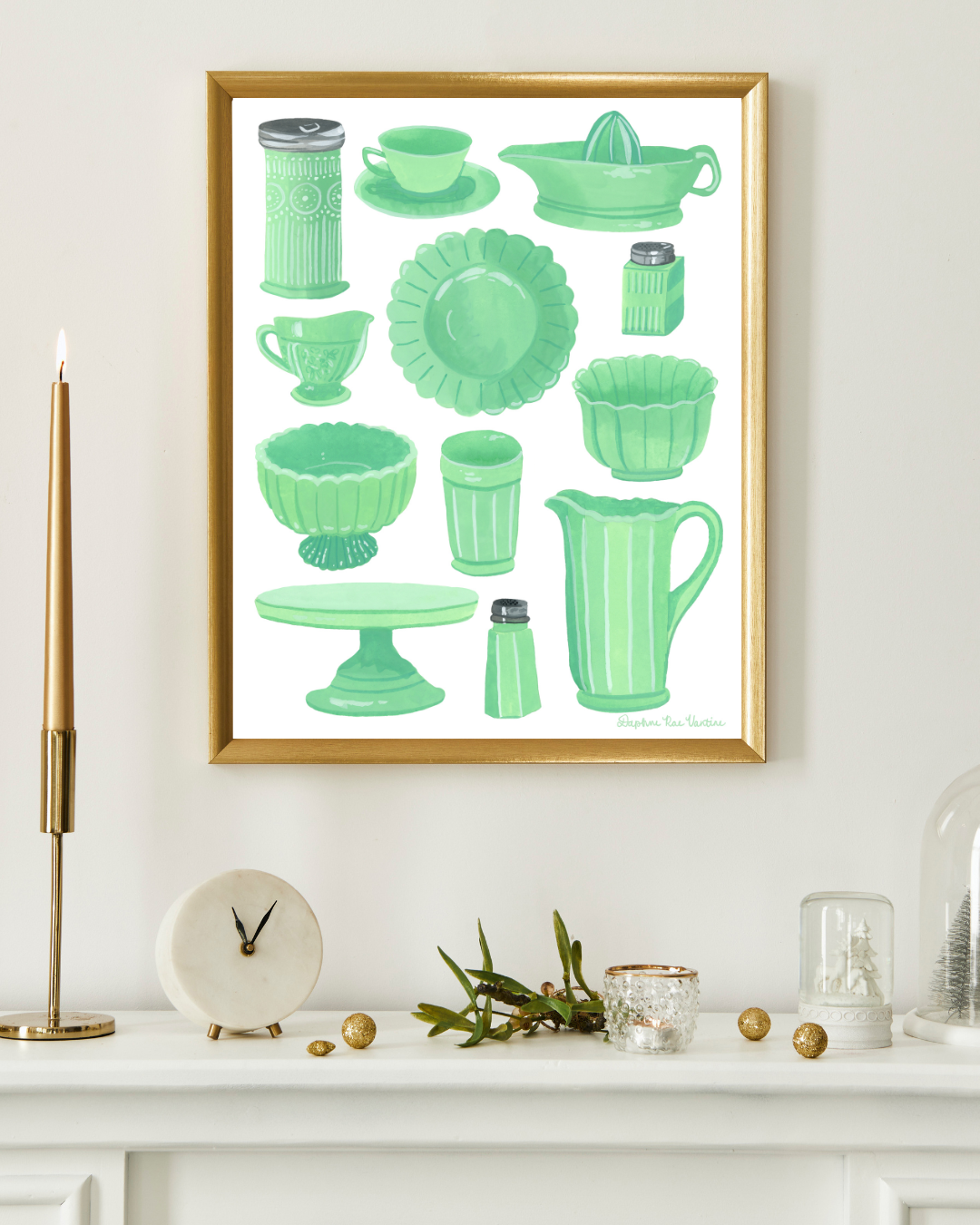 Daphne Rae Creative - Wholesale Art Print - Jadeite Collection Print1