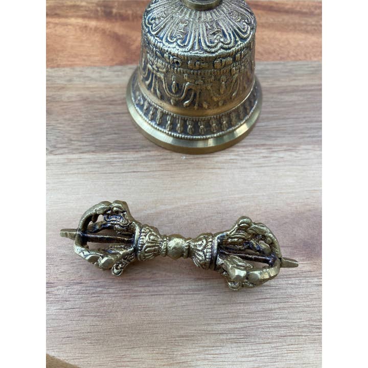 Like International - Wholesale Meditation Supplies - Tibetan Brass Prayer Bell for Meditation and Yoga2