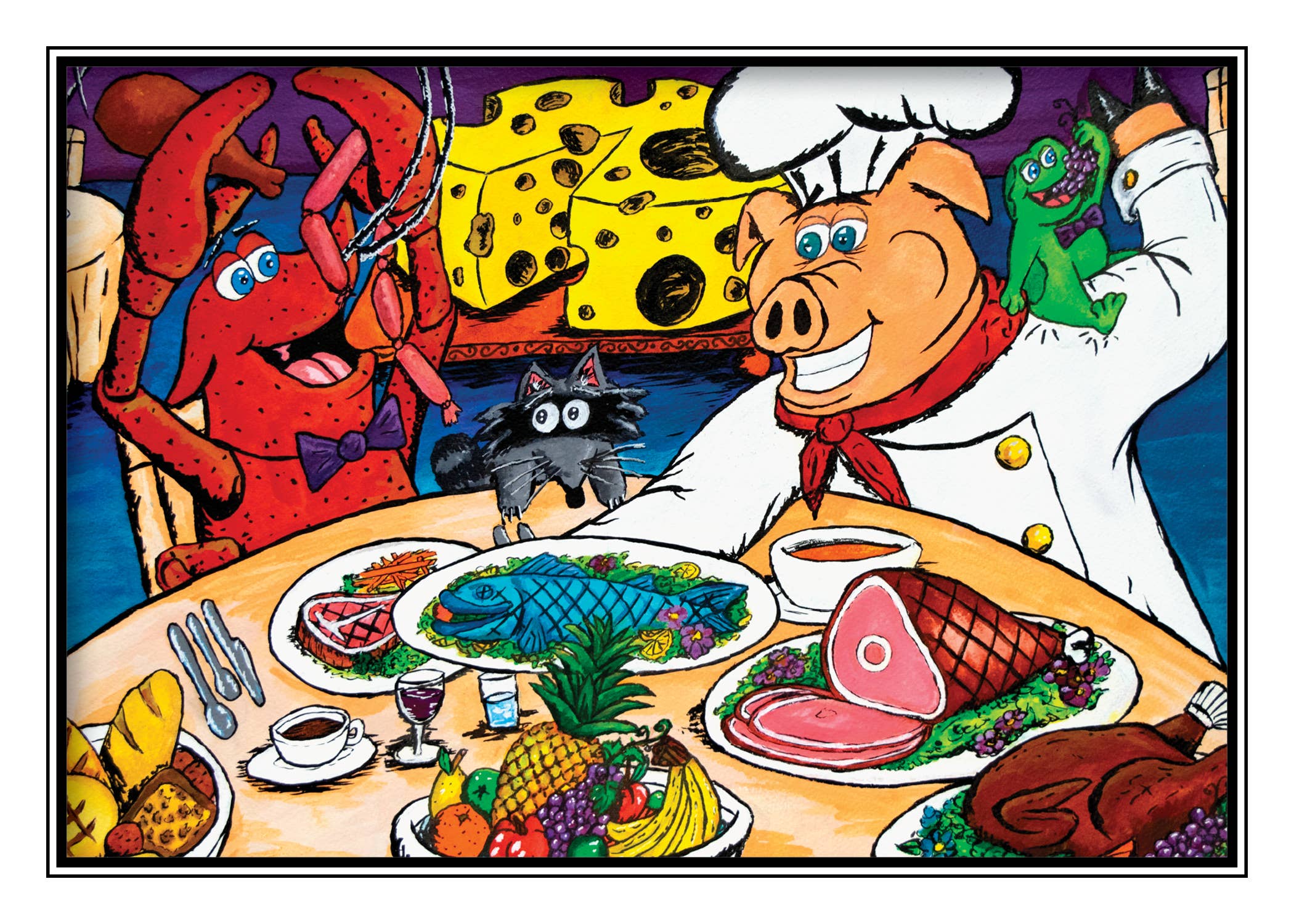 Apple Pie Publishing – Engroshandel Preschool Book (3-5) – Clyde Languster Kongen6