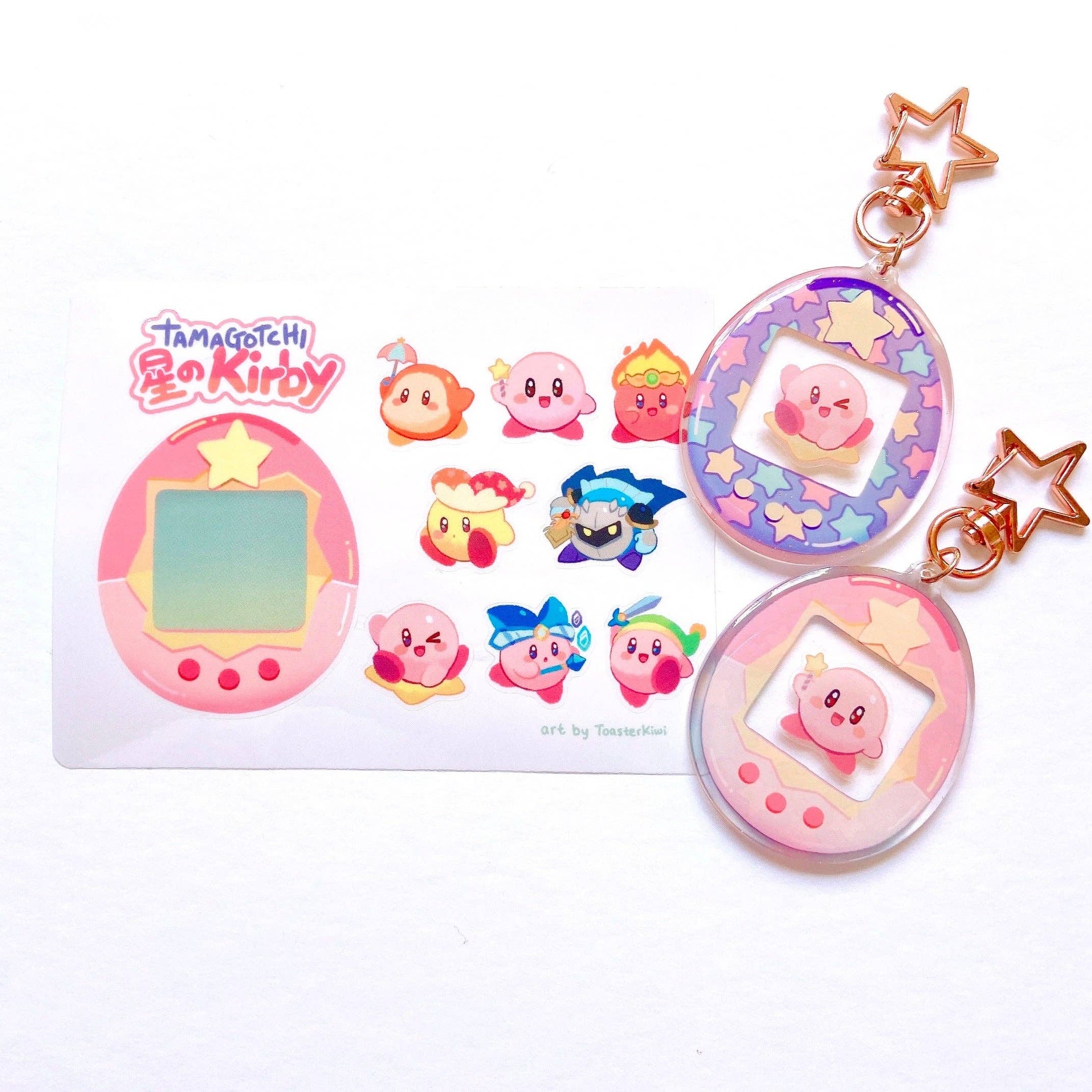 ToasterKiwi - Wholesale Keychain - Kids - Custom Tamagotchi Set [Kirby]2