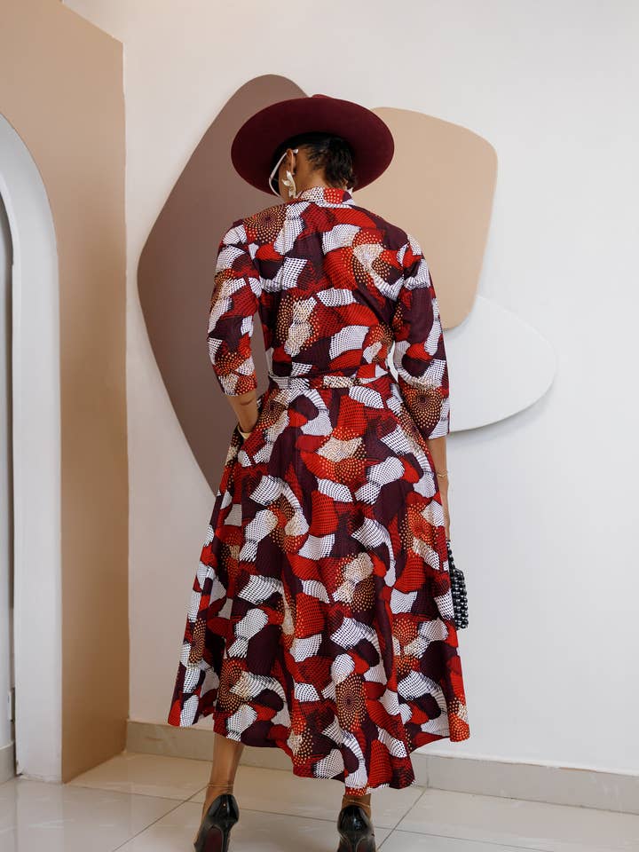 DUA MENKA - Wholesale Dress – Women's - Nwayioma Wrap Dress3