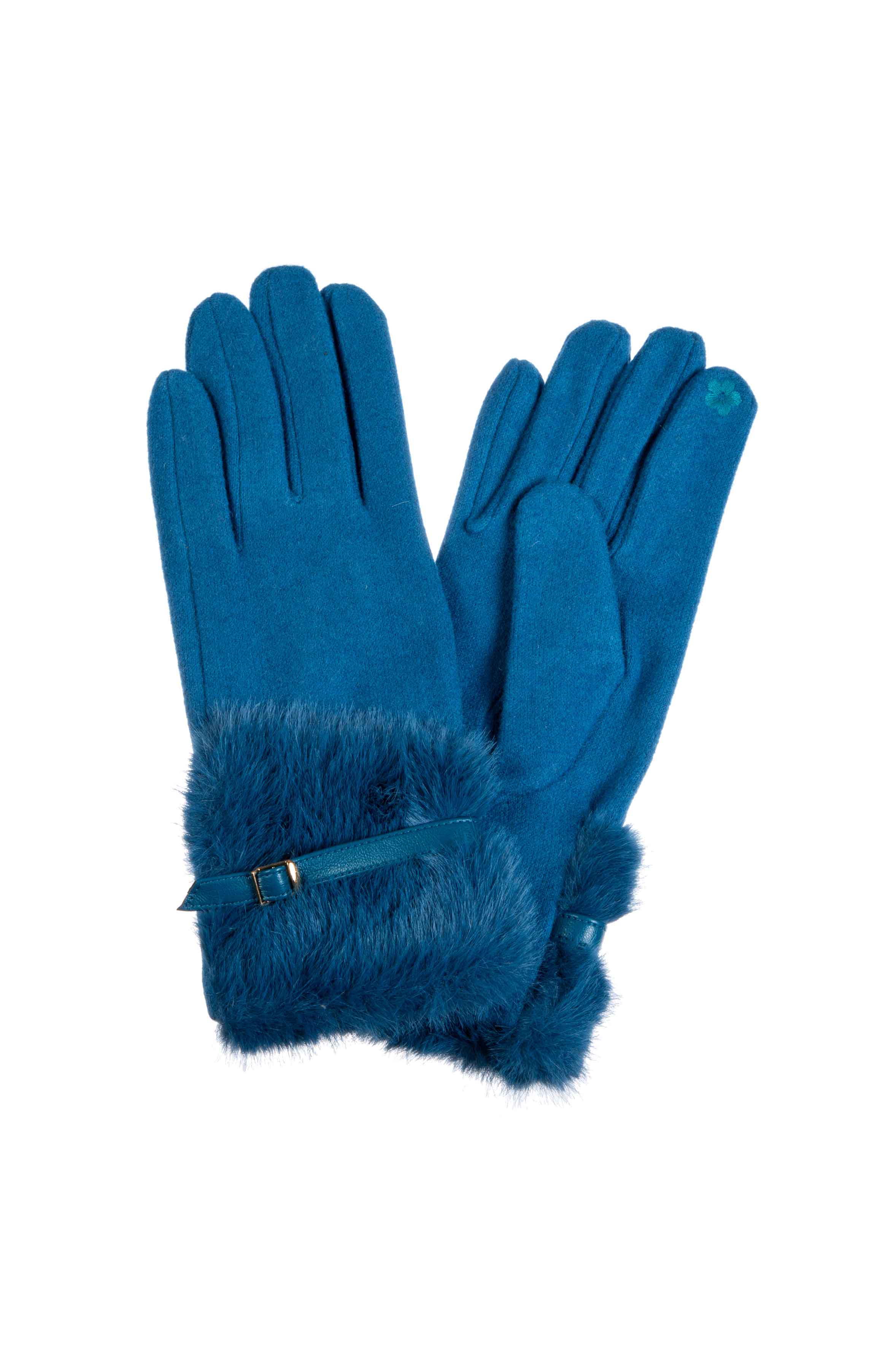 Ole - Vente Gants – femme - Gants à écran tactile en fausse fourrure24
