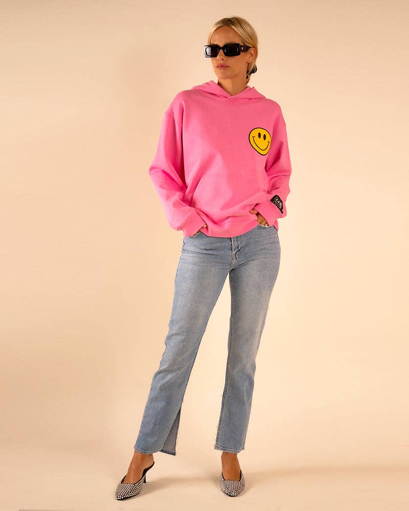 Rosa Hendrix Sudadera 100 Cosas Feliz Rosa de venta al por mayor en Faire4