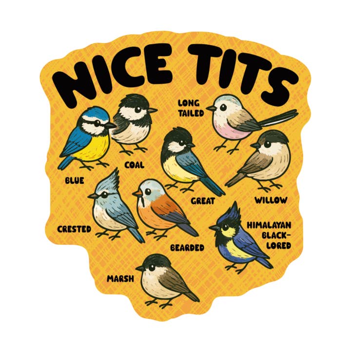 Sassy Bird Funny Pun Species High Quality Vinyl Sticker for wholesale by Juju and Moxie